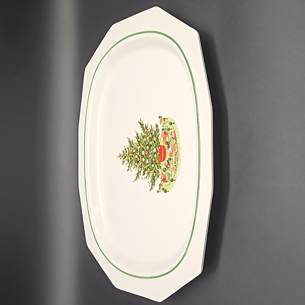 VTG Pfaltzgraff Christmas Heritage Oval Serving Platter - Picture 5 of 7